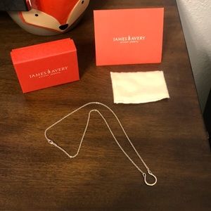 James Avery Changeable Charm Holder Necklace -